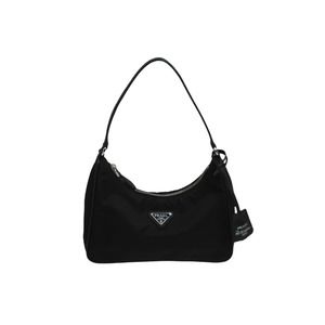 Prada Handbag Edition Triangle Logo Crochette Nylon Black